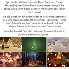 Lade das Bild in den Galerie-Viewer, Creliv Weihnachtsfigur für Garderobe , 2 Stück Weihnachtswichtel,Weihnachtsgeschenk, Teilweise Handgemacht
