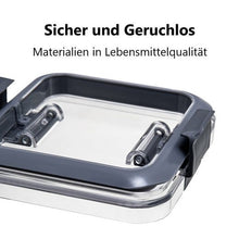 Lade das Bild in den Galerie-Viewer, CRELIV Vorratsdose 6 Stück für KÜCHE, Aufbewahrungsbox aus Plastik mit Deckel, Luftdicht &amp; Stapelbar, BPA Frei, schön Geschenkbox verpackt, 1 Packung, 6-tlg., Kühlschrank geeignet
